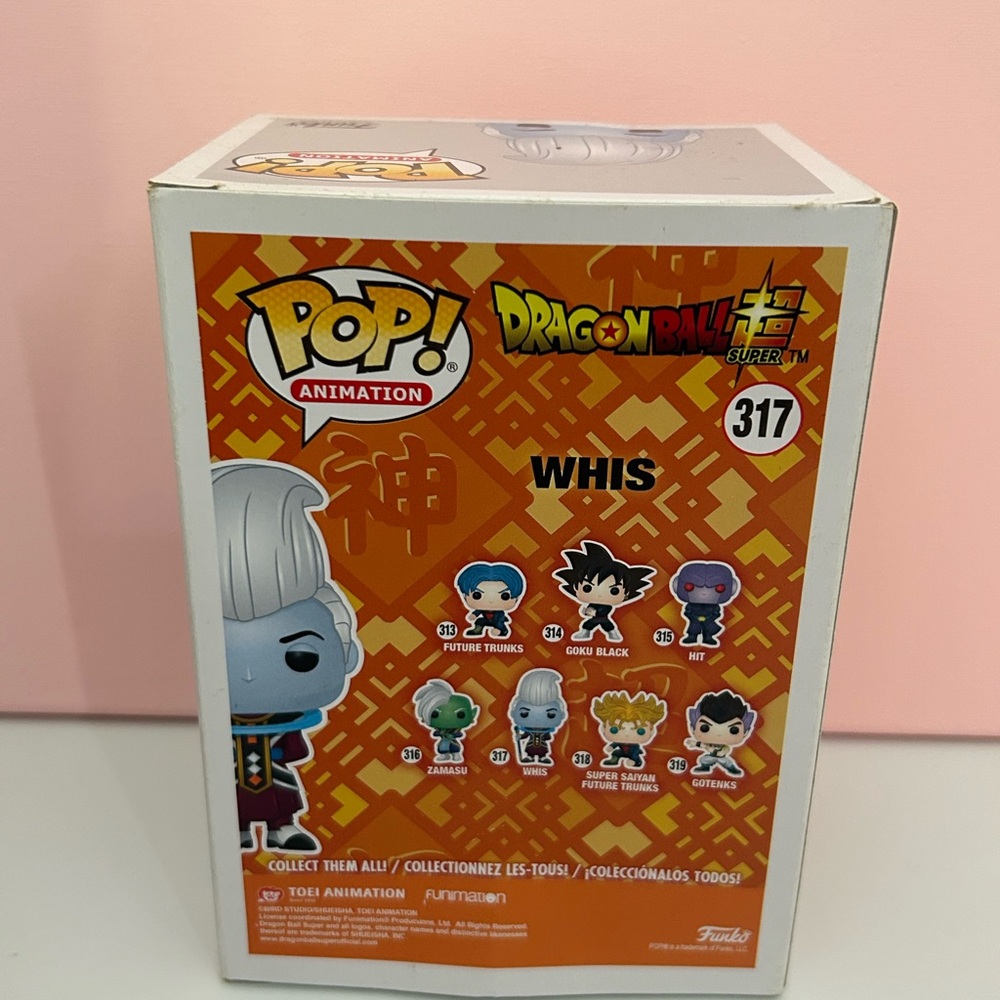 Funko Pop! Whis #317 Dragon Ball Super Pop Animation Vinyl Figure - Picture 4 of 6